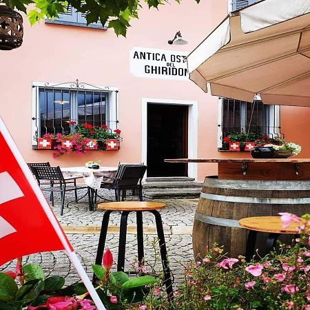 Antica Osteria Ghiridone Hotel Palagnedra Екстериор снимка